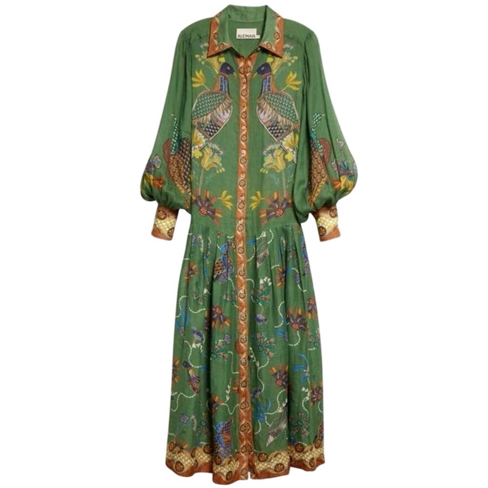 BEULAH BIRD BUTTON-UP DRESS SZL
